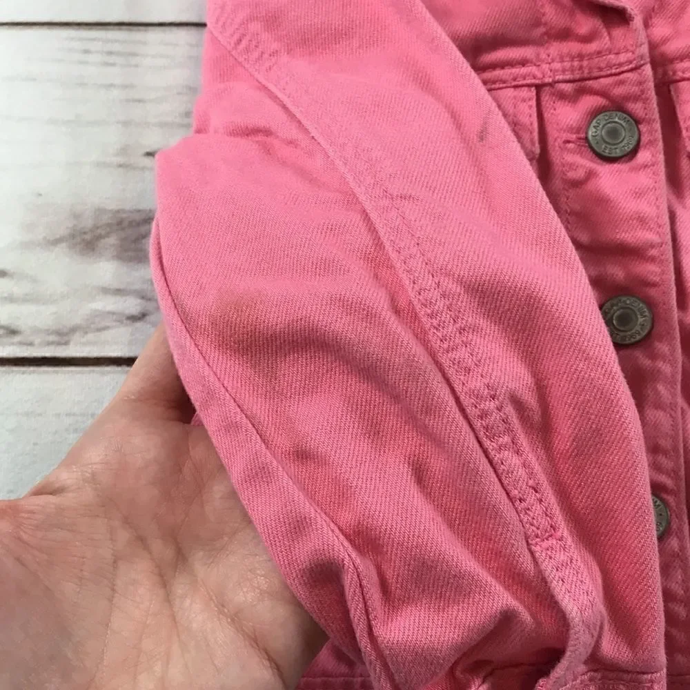 Gap Girl's Denim Hooded Jacket